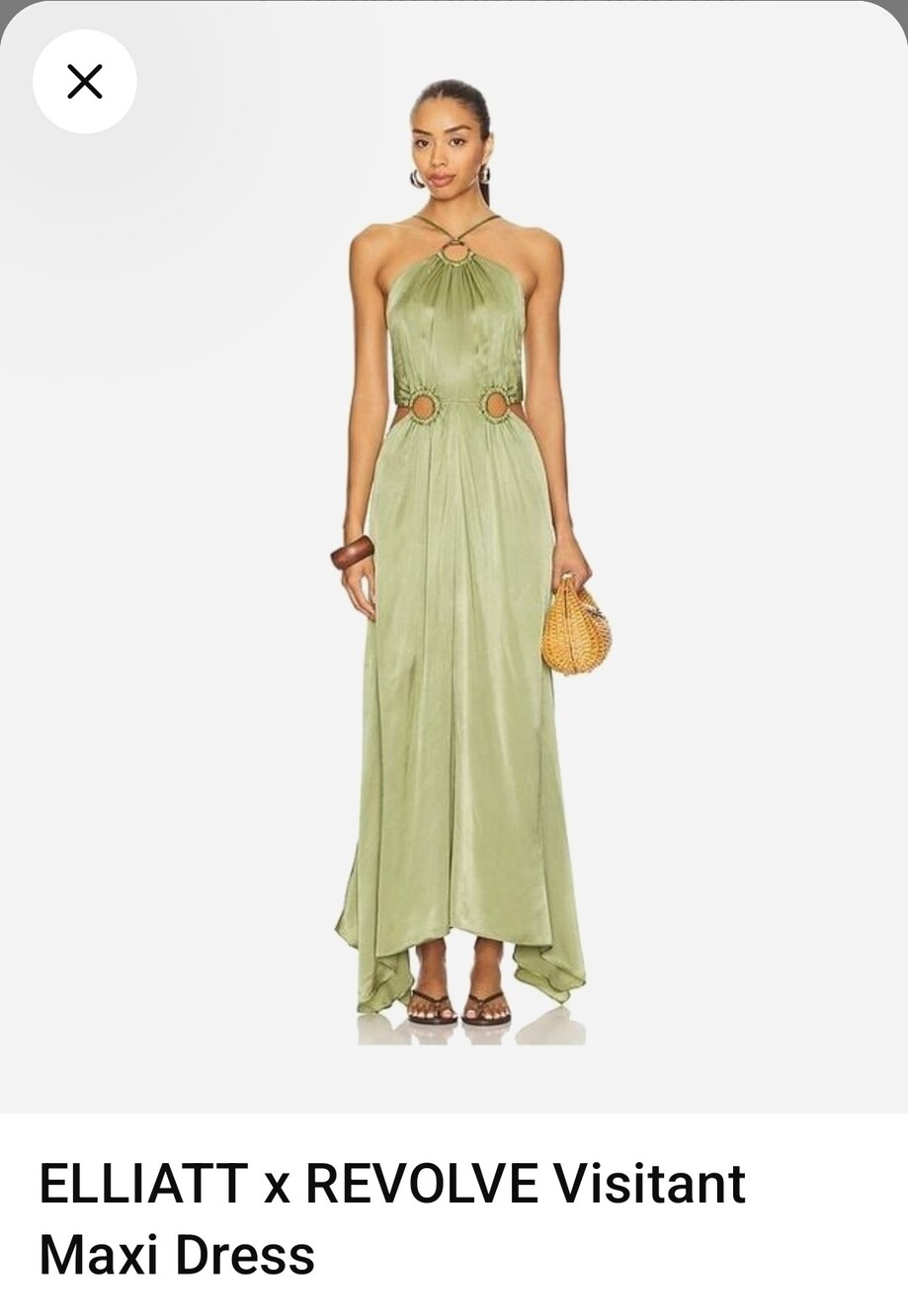 ELLIATT x REVOLVE Visitant Maxi Dress in Sage